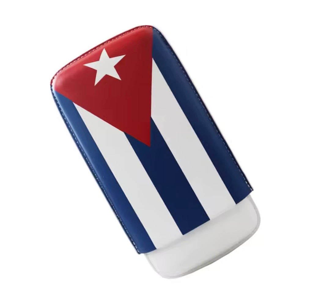 Cuban Style Leather Cigar Case – Travel Holder for 3 Cigars