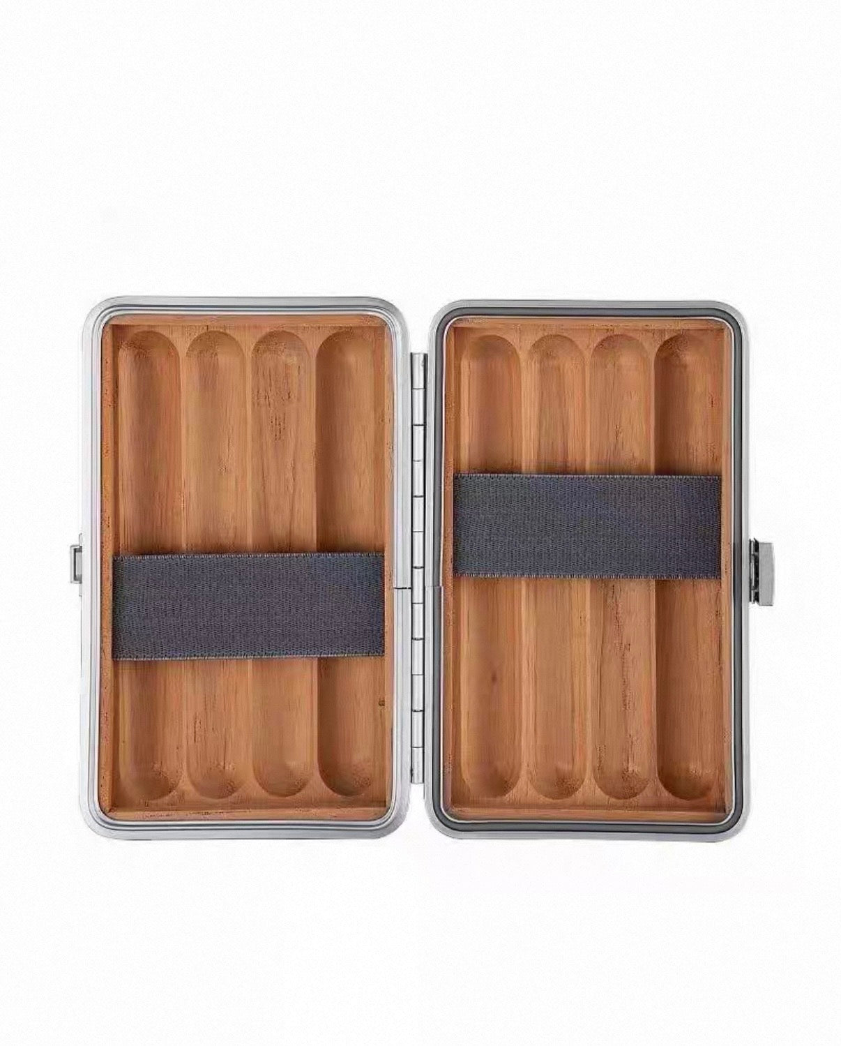 Premium Travel Cigar Humidor Case – Cedar Wood Interior Cigar Storage Box